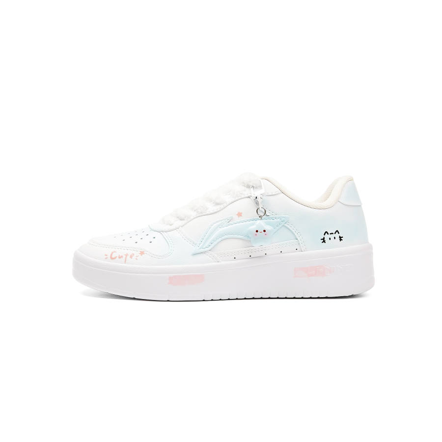 Li-Ning Li Ning Floating Boat Slip Resistant, Abrasion Resistant, Height Increasing Low top Skateboard Shoes Women's