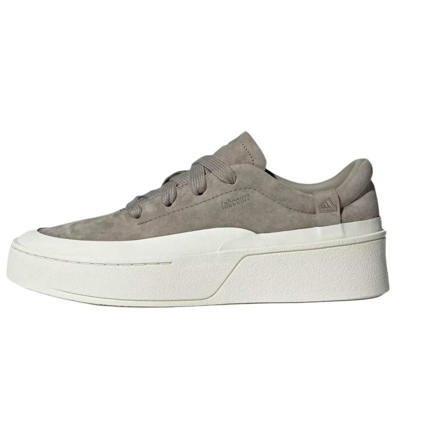 Adidas Adidas Labcourt Leather Slip Resistant Abrasion Resistant Low top Skateboard Shoes Unisex Earth Umber White