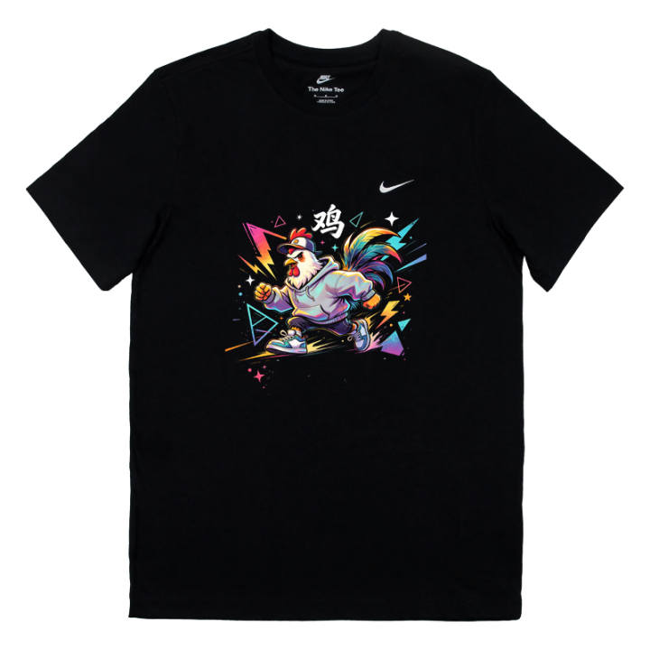 Nike Nike Sportswear T Shirts Unisex Black Crew Neck Moderate Straight Fit