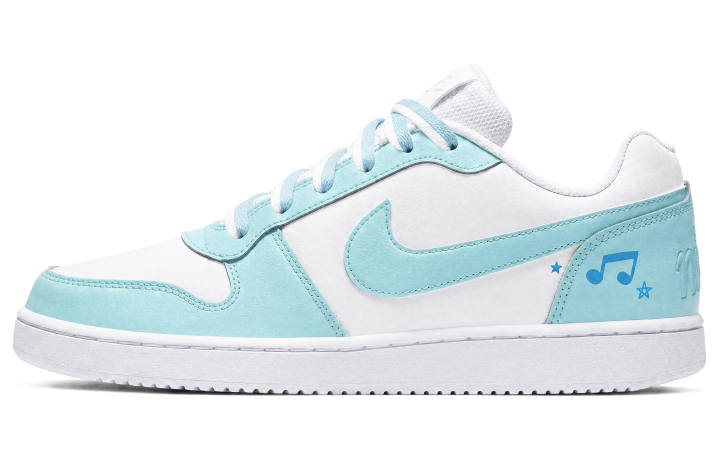 Nike Nike EBERNON Skateboard Shoes Women's Low Top White/Blue