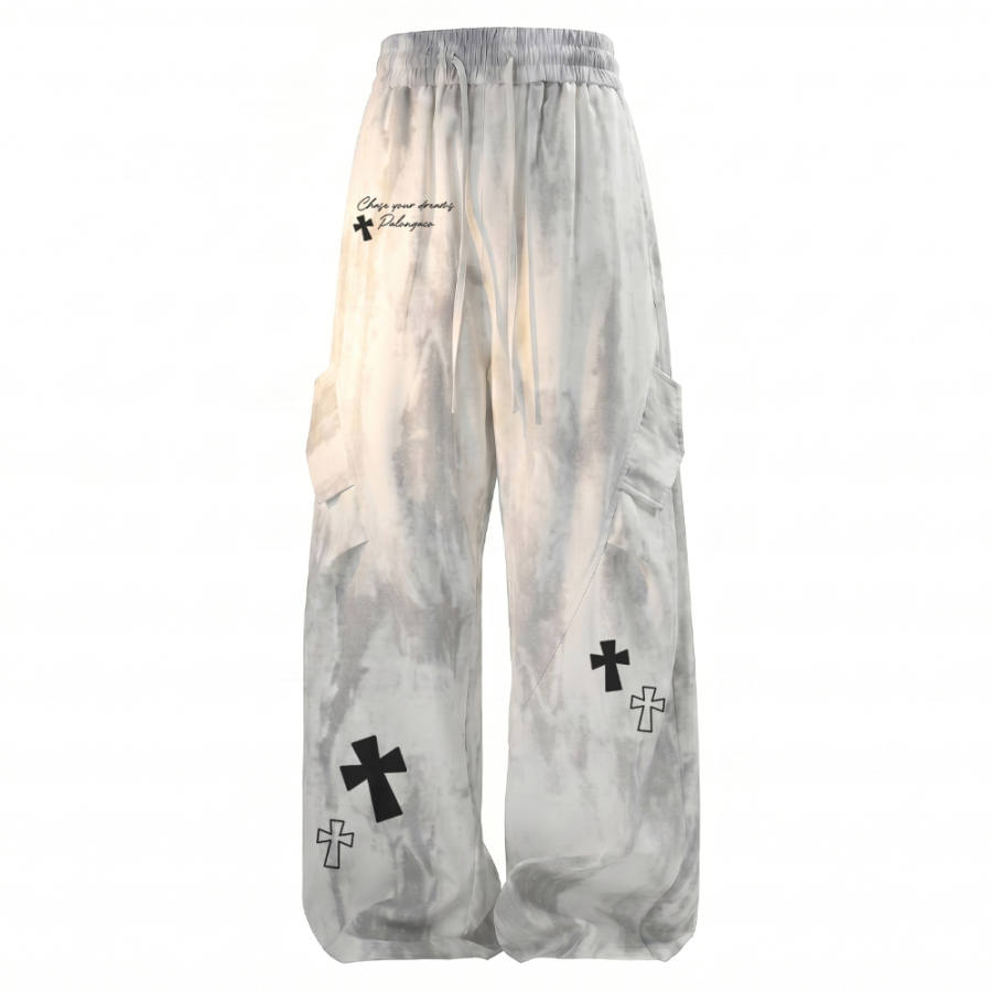 PAL ONGACO Casual Pants Unisex Thin Straight Fit Pants