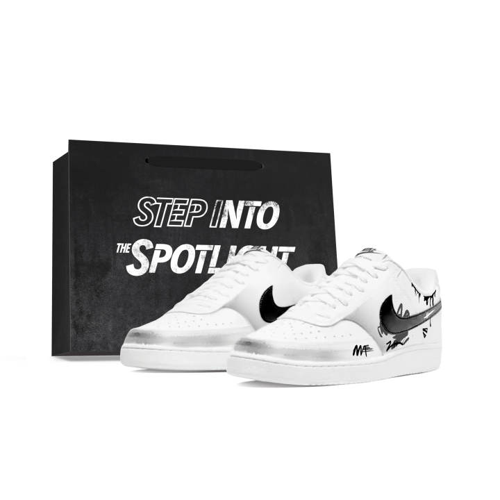 Nike Nike Court Vision 1 Skateboard Shoes Men's Low Top Black