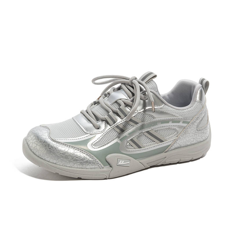 WARRIOR Casual Shoes Women's Low Top Silver Gray