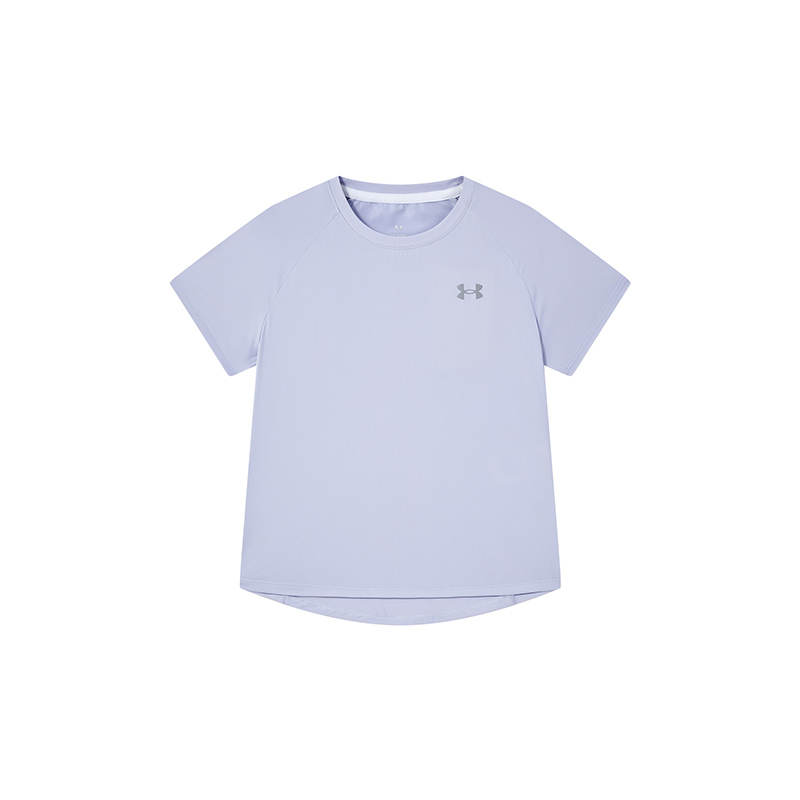 Under Armour Grade School T Shirts Crew Neck Moderate Non Stretch