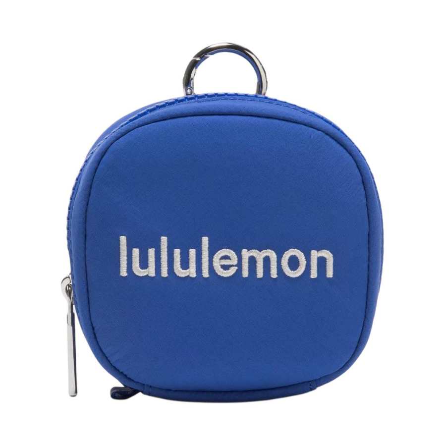 Lululemon Clippable Coin Purses Beach Ball Blue/Elegant Ball Blue/Silver/BEBA/PSTE/SLVR