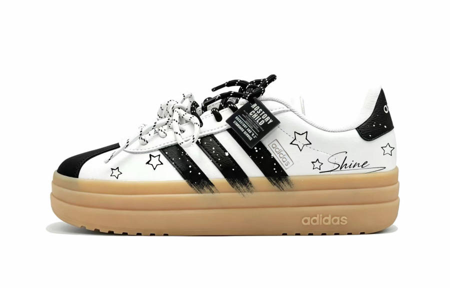 Adidas Adidas VL Court Bold Skateboard Shoes Women's Low Top Black, White
