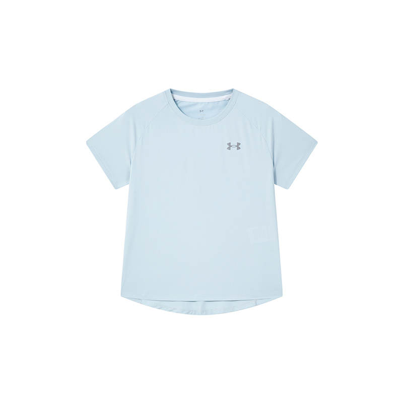 Under Armour Grade School T Shirts Crew Neck Moderate Non Stretch