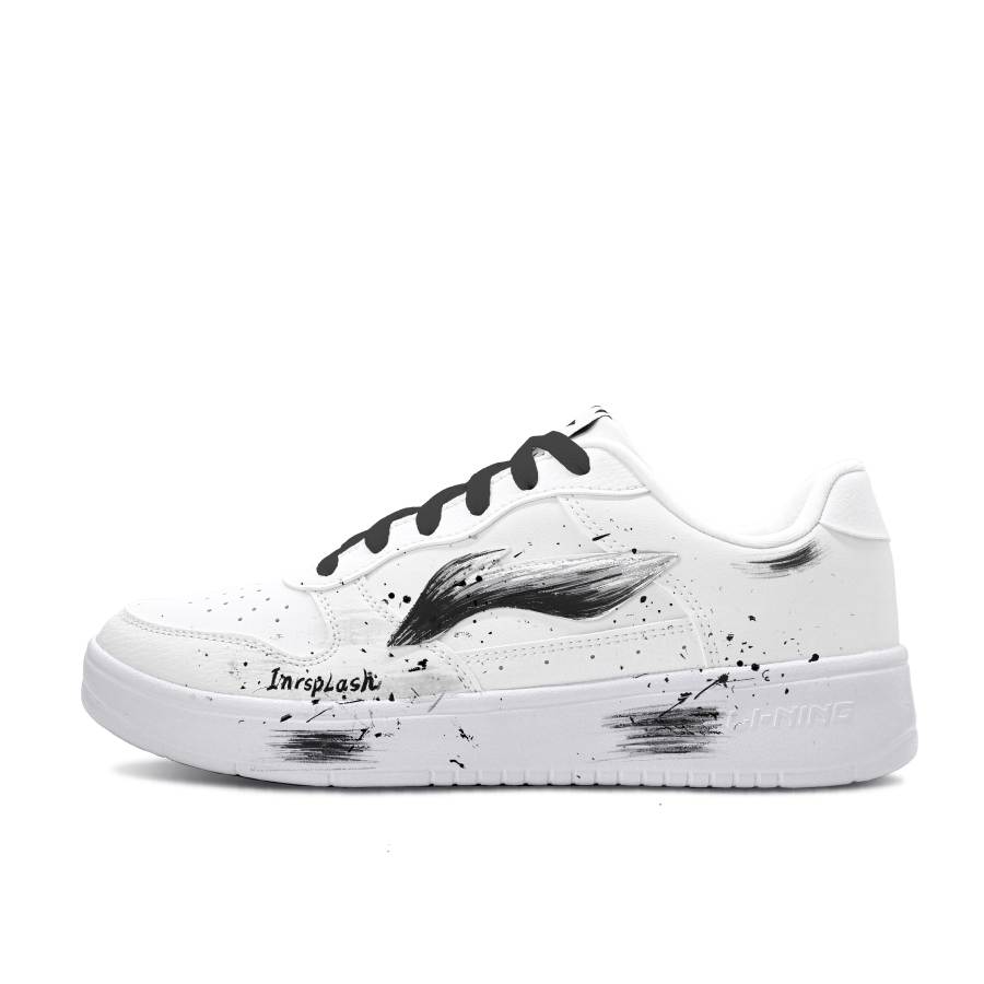 Li-Ning Li Ning Floating Boat Skateboard Shoes Men's Low Top Gray