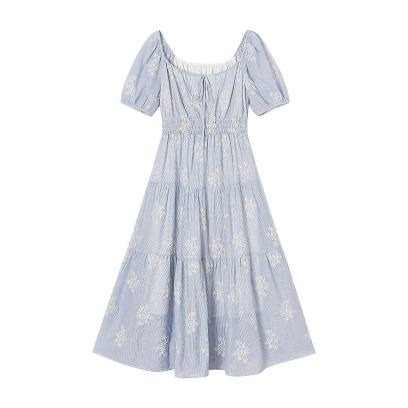 XIANGYING Short Sleeved Dress Women's