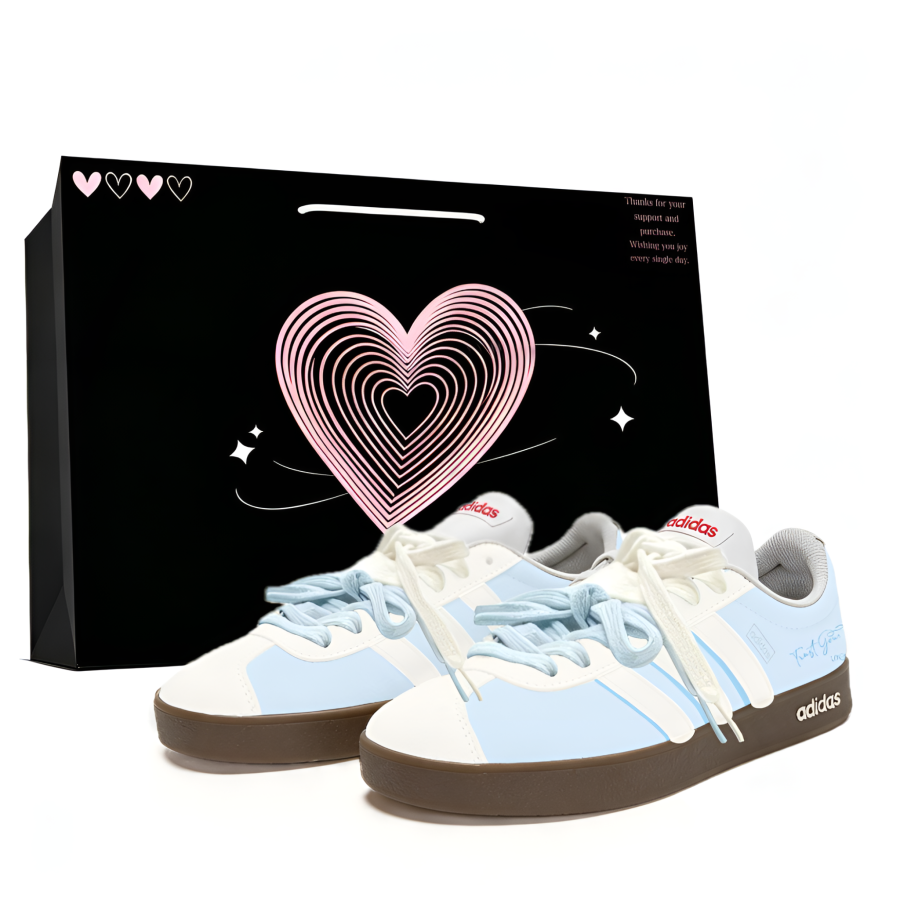 Adidas Adidas VL COURT 2.0 Skateboard Shoes Unisex Low Top White