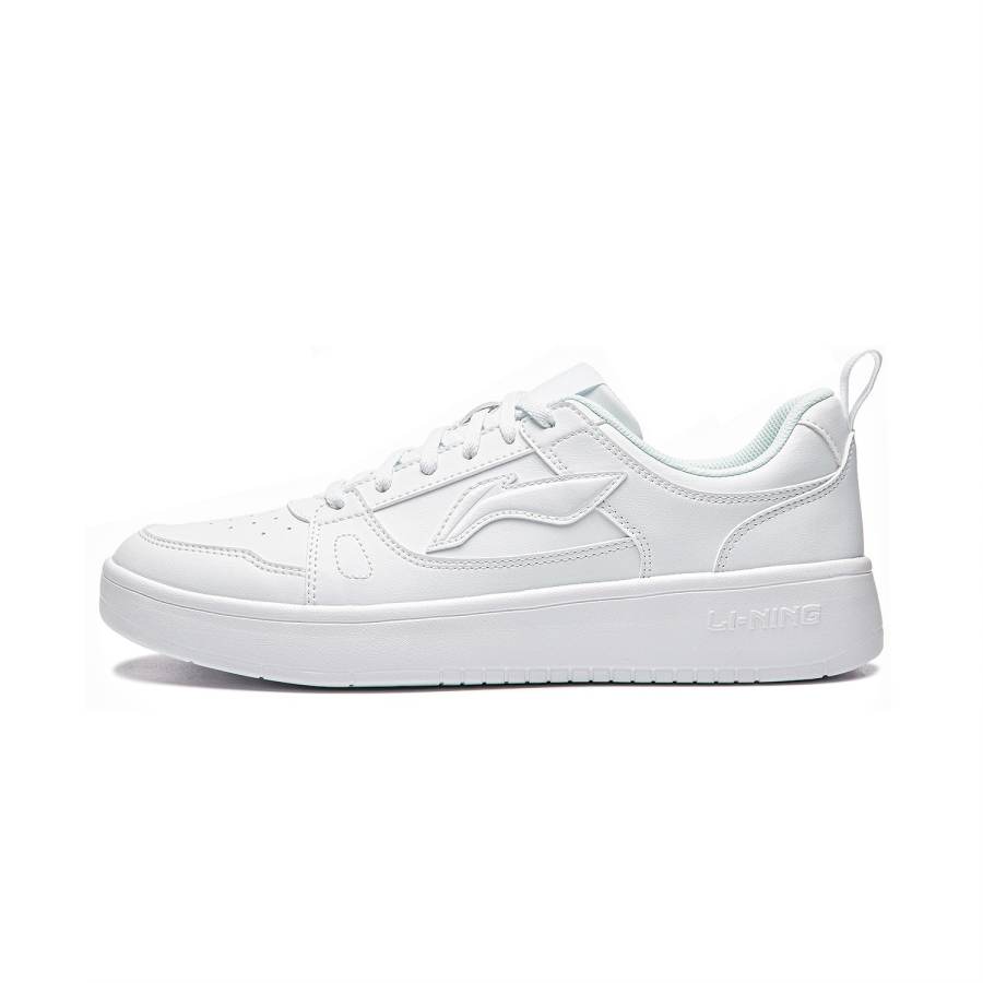 Li-Ning Li Ning Sky Skateboard Shoes Men's Low Top White