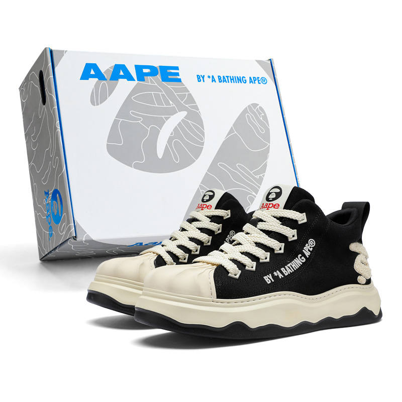 Aape Coverage Abrasion Resistant Cushioning High top Skateboard Shoes Men's