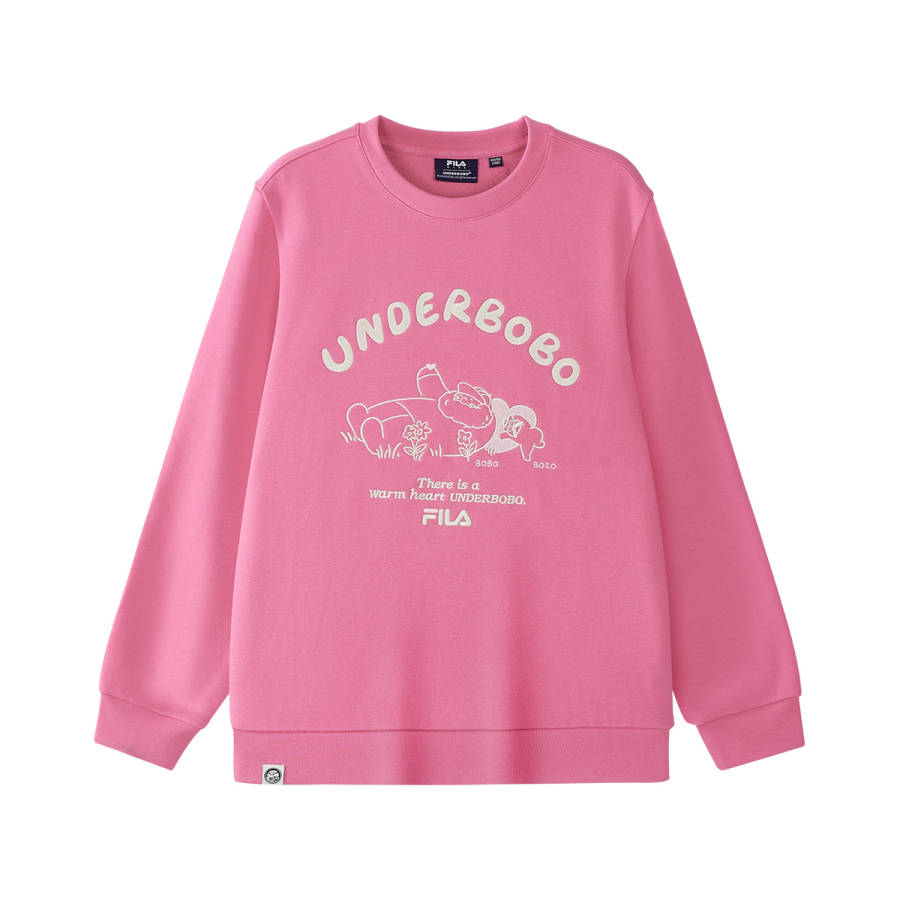 FILA KIDS Sweatshirts Crew Neck Moderate Stretch