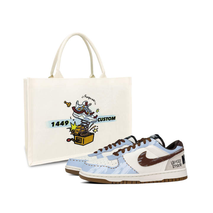 Nike Nike Big Skateboard Shoes Unisex Low Top Brown