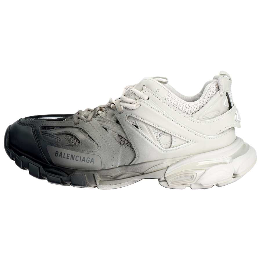 Balenciaga Track Gradient Low top Chunky Sneakers Men's Black Beige