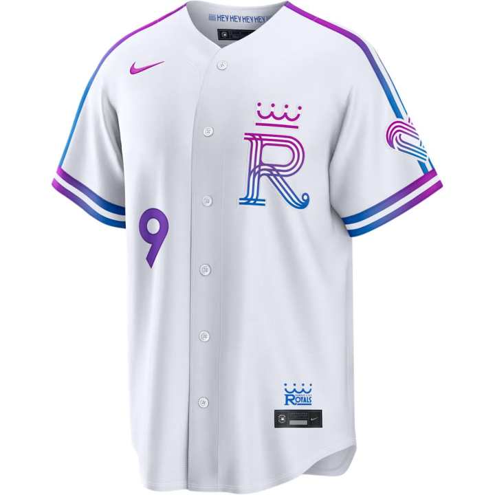 Nike Nike Kansas City Royals Sportswear Men's White V Neck Moderate