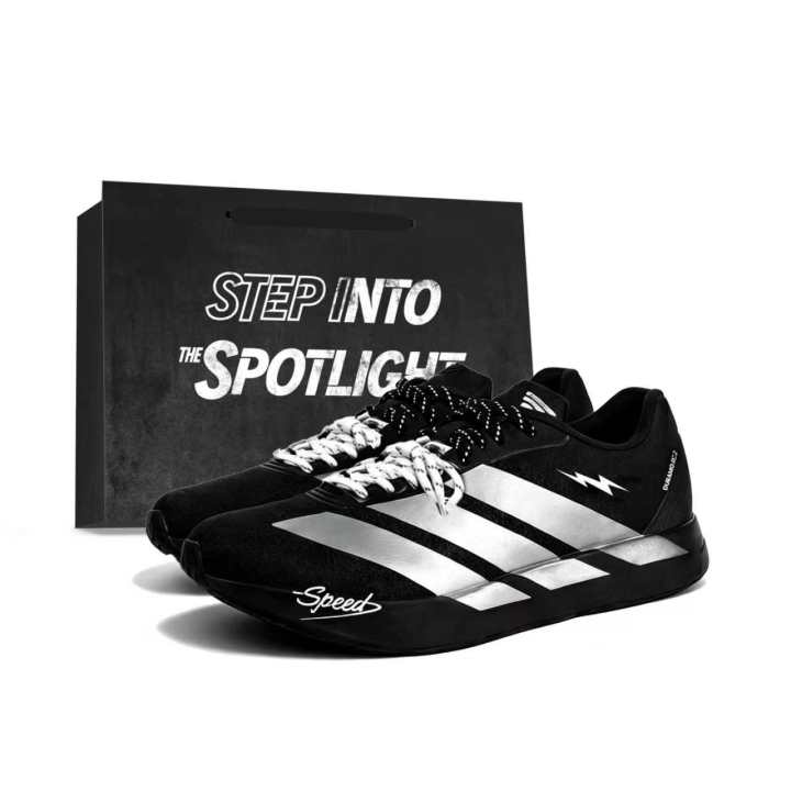 Adidas Adidas Duramo RC2 Running Shoes Unisex Low Top Black Silver Color Block