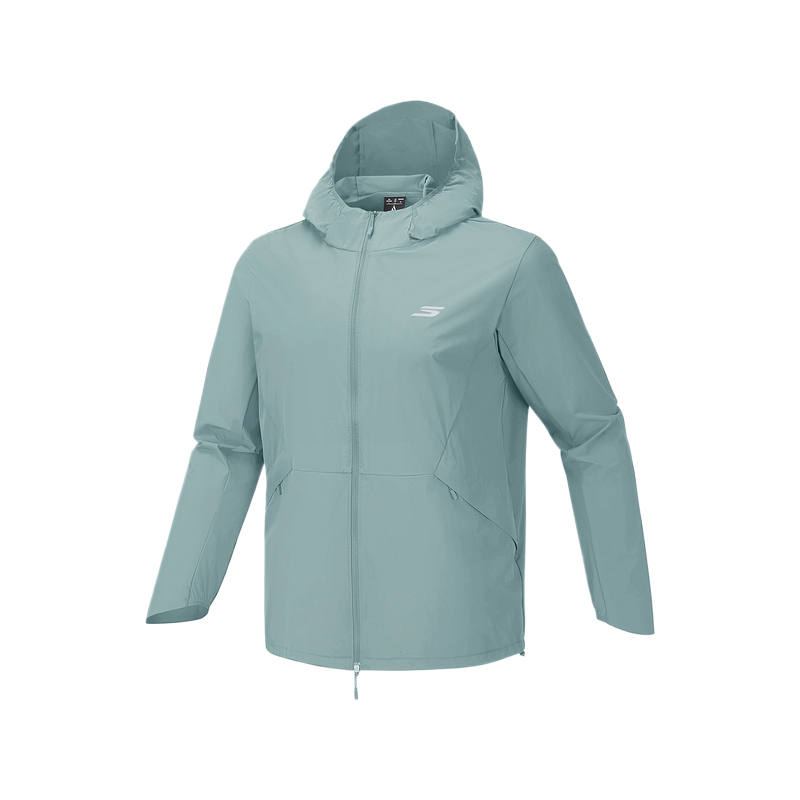 Skechers Jackets Men's Deep Sea Gray Green 04PX Hooded Non Detachable Moderate Other