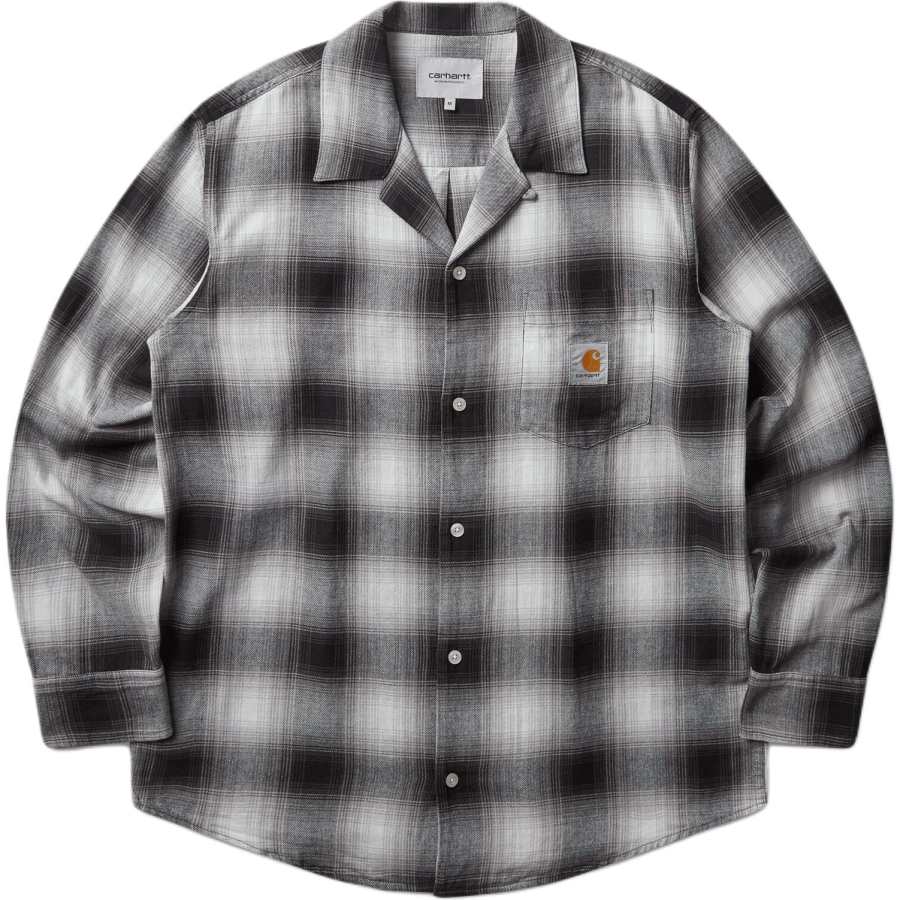 Carhartt WIP Shirts Unisex Black Lapel Moderate