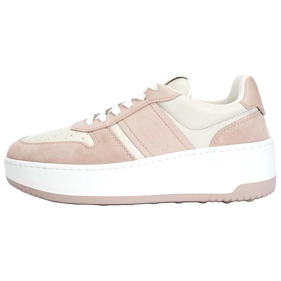 TOD'S Leather Versatile Abrasion Resistant Height Increasing Low top Casual Shoes Women's