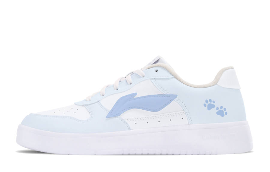Li-Ning Li Ning Floating Boat Ocean Abrasion Resistant Slip Resistant Low top Skateboard Shoes Women's Blue White