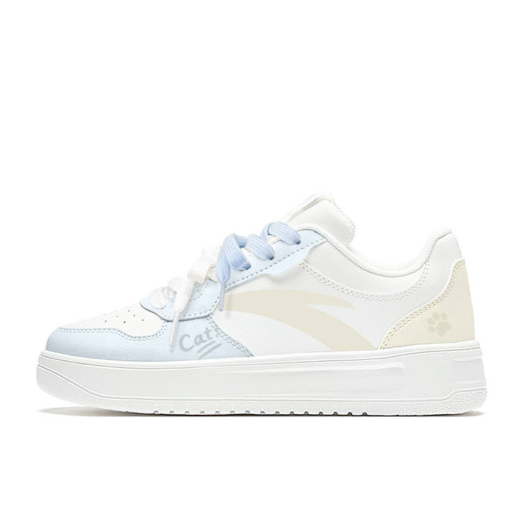ANTA Easy Skateboard Shoes Women's Low Top Yellow