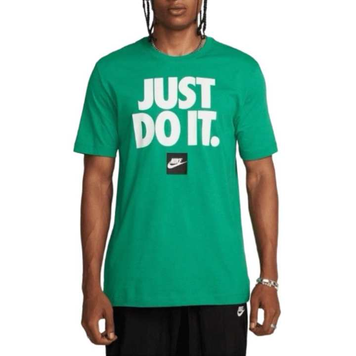Nike Nike Sportswear T Shirts Men's Green Crew Neck