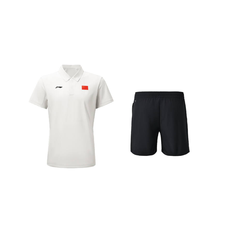 Li-Ning Li Ning Casual Sportswear Unisex Polo Collar Moderate