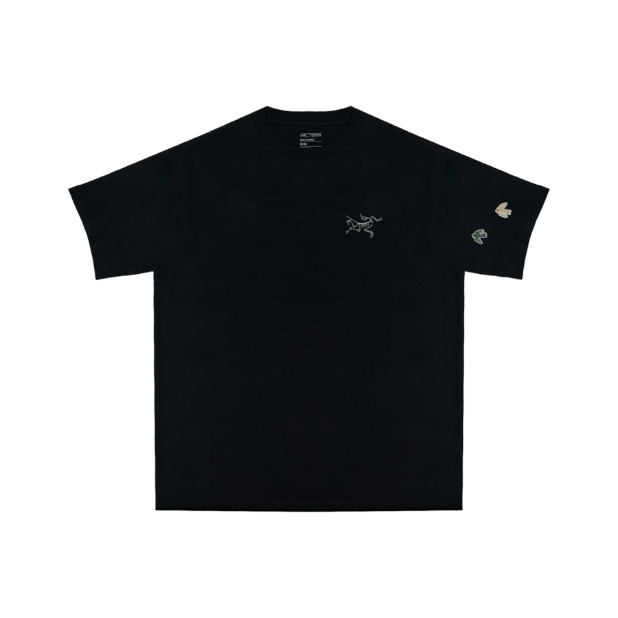Arcteryx KRAGG T Shirts Unisex Black/Black Crew Neck Moderate