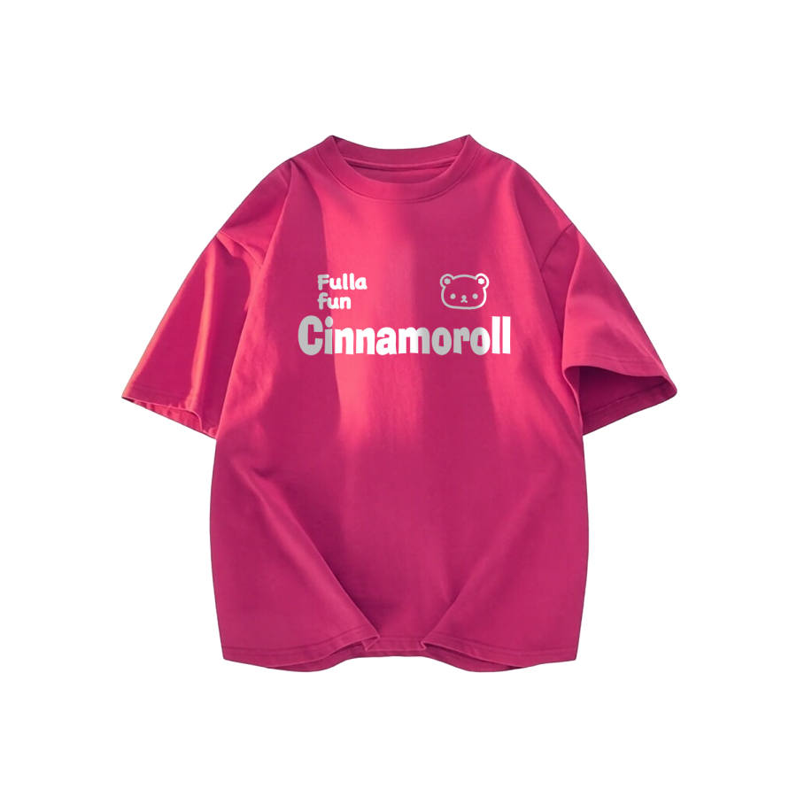 Sanrio Cinnamoroll T Shirts Unisex Crew Neck Thickened