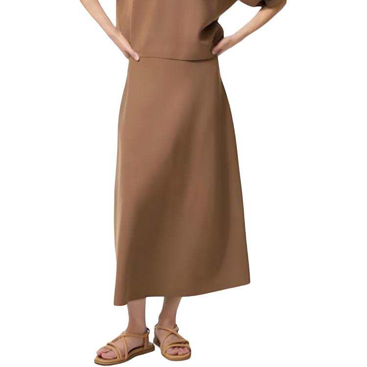UNIQLO Casual Long Skirt Women's Brown