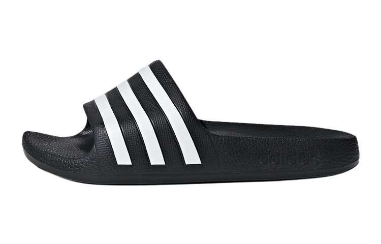 Adidas Adidas Adilette Aqua Cushioning Quick Dry Kids' Outdoor Slippers Black White