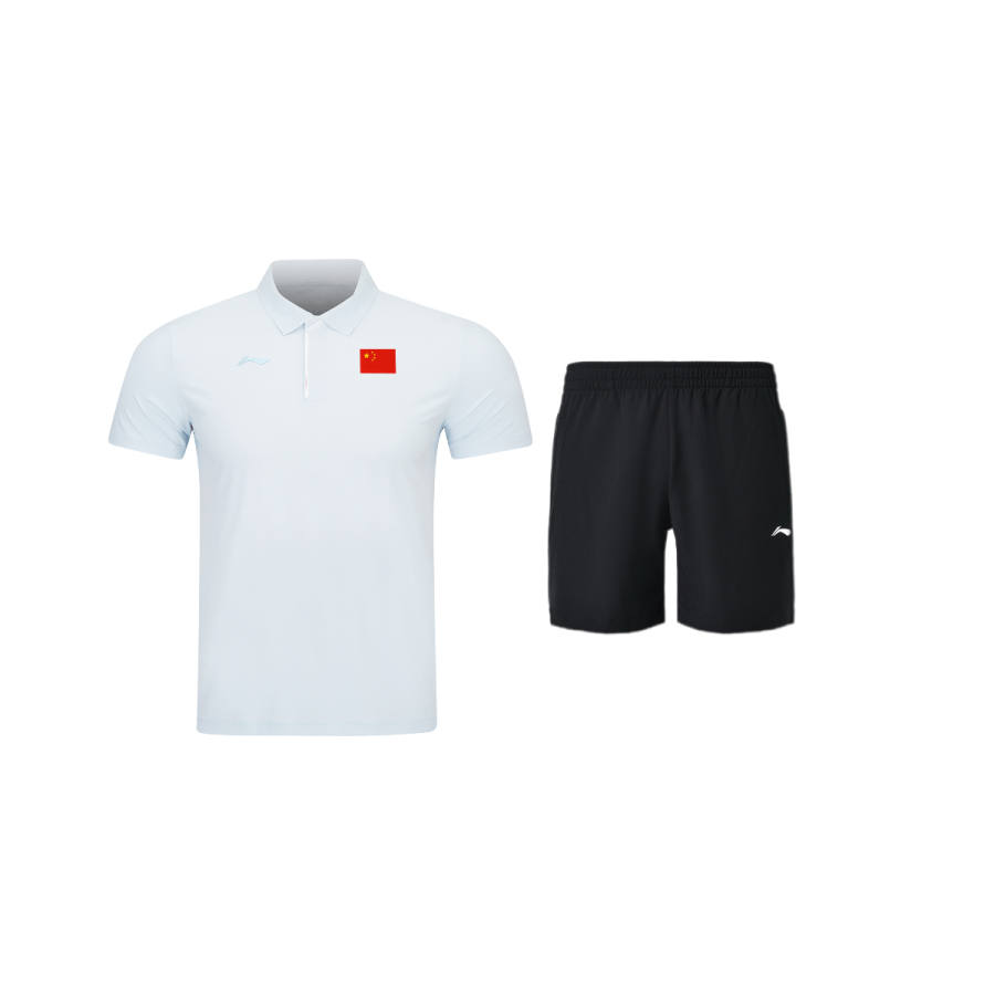Li-Ning Li Ning Casual Sportswear Unisex Polo Collar Moderate
