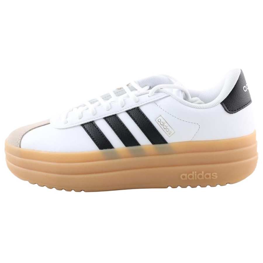 Adidas Adidas VL Court Bold Soft And Comfortable Slip Resistant Abrasion Resistant Low top Skateboard Shoes Women's White