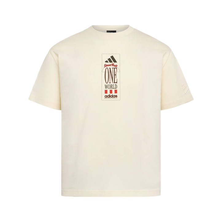 Adidas Adidas T Shirts Unisex Ivory Crew Neck