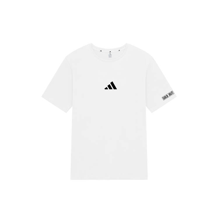 Adidas Adidas Essential T Shirts Unisex White Crew Neck Thin Straight Fit