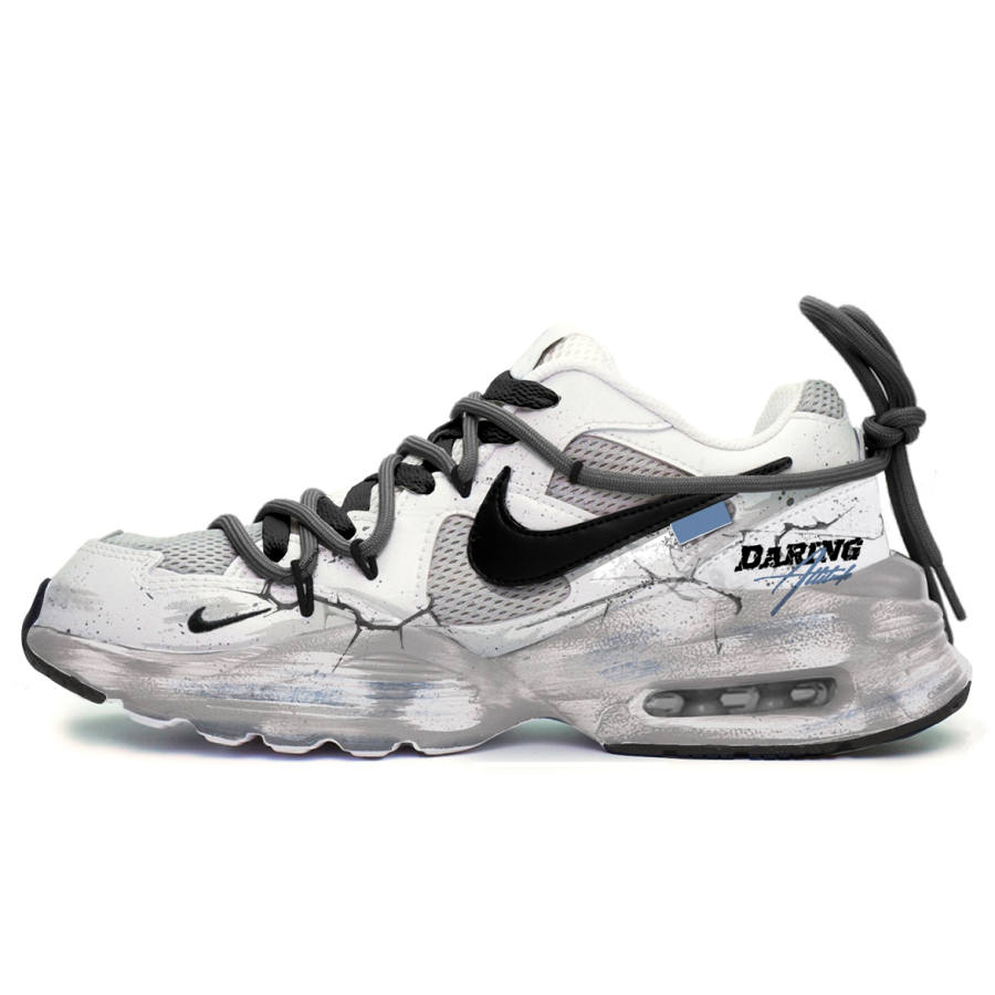 Nike Nike Air Max Fusion Running Shoes Men's Low Top White Black Colorway
