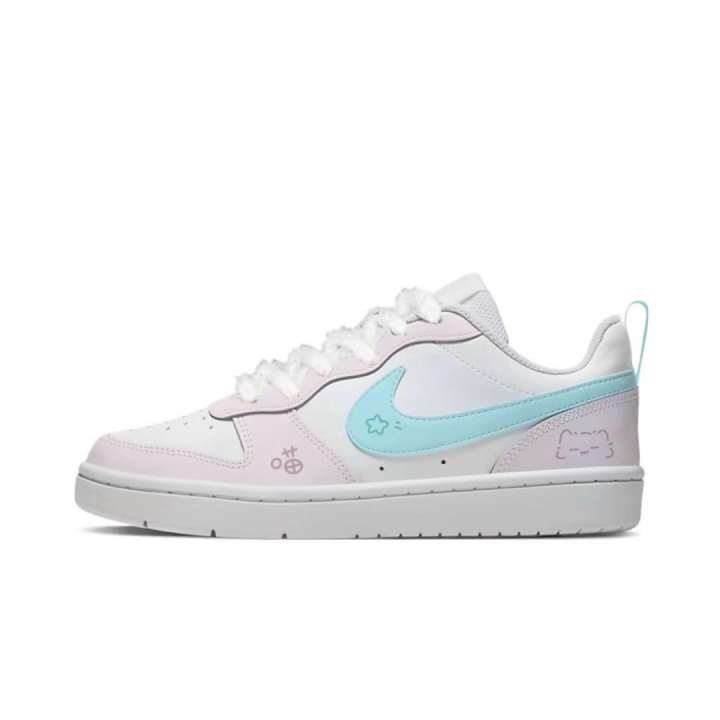 Nike Nike Court Borough Skateboard Shoes Women's Low Top Pink