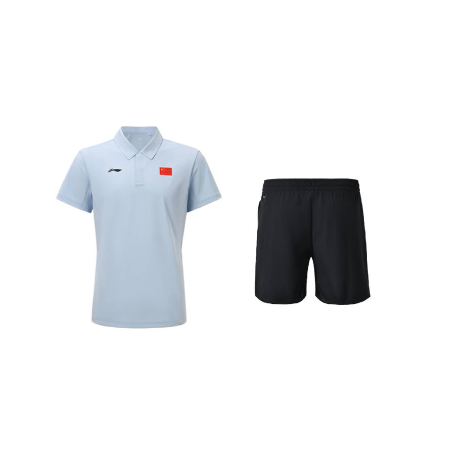 Li-Ning Li Ning Casual Sportswear Unisex Polo Collar Moderate