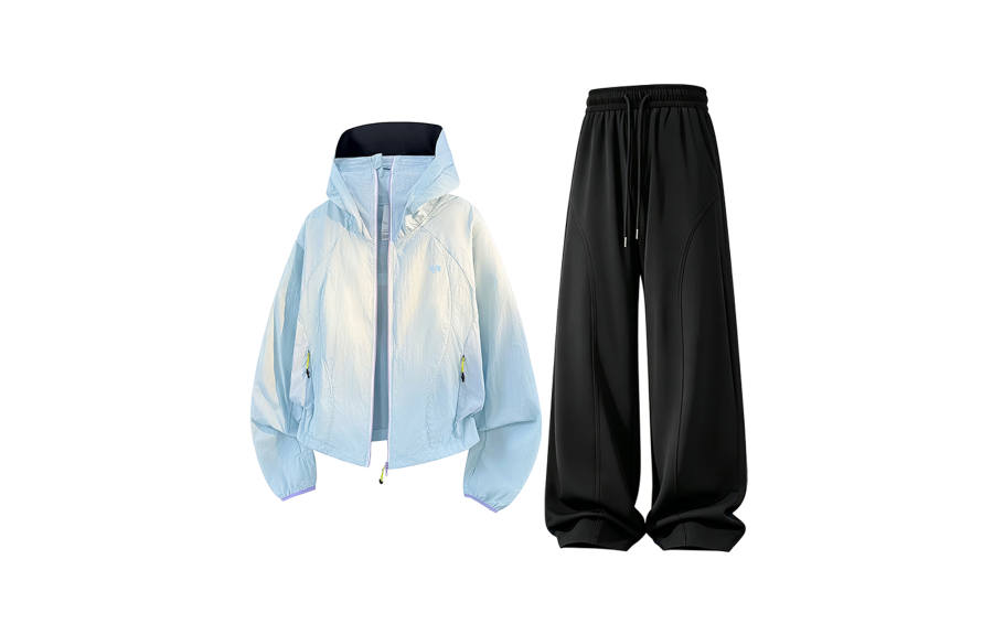 WARRIOR Casual Suits Women's Hooded Non Detachable Thin