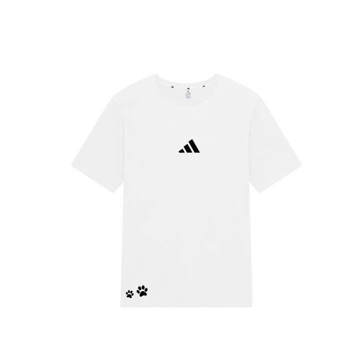 Adidas Adidas Essential T Shirts Unisex White Crew Neck Thin Straight Fit