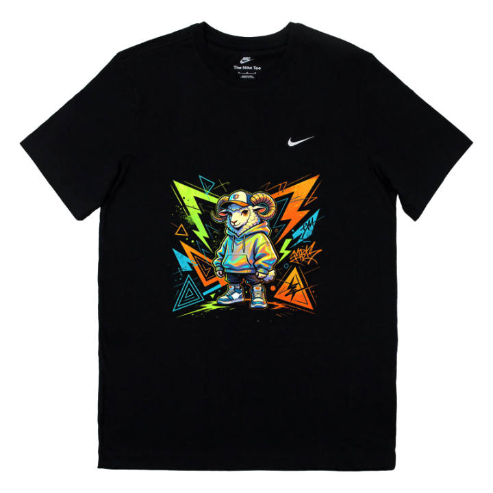 Nike Nike Sportswear T Shirts Unisex Black Crew Neck Moderate Straight Fit
