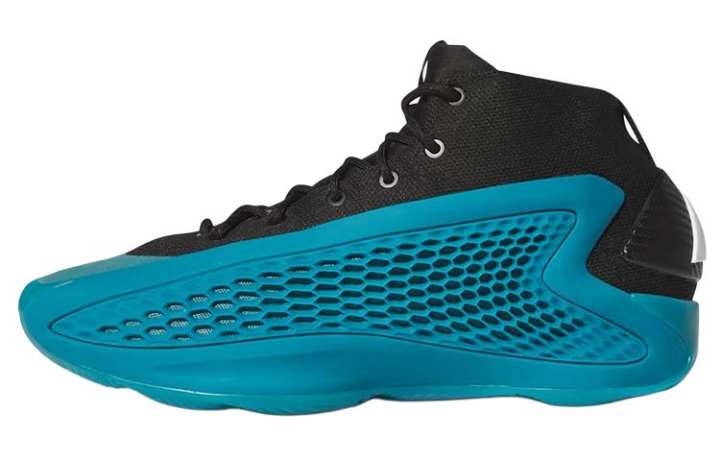 Adidas Adidas A.E. 1 ' Anthony Edwards 1 ' TPU Mid top Basketball Shoes Unisex Blue Black