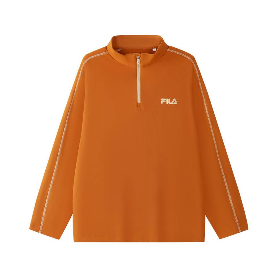 FILA KIDS T Shirts Half Turtleneck Moderate Stretch
