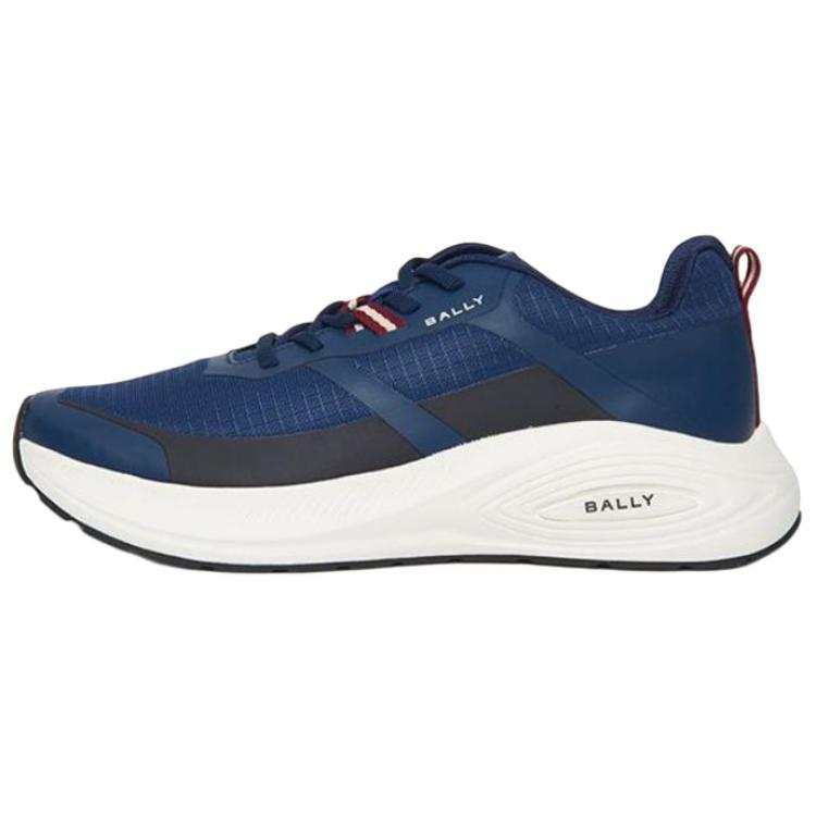 BALLY Casual Shoes Men's Low Top Dark Blue