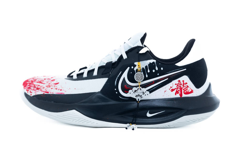 Nike Nike Precision 6 Dragon Spirit Fabric Abrasion Resistant, Breathable, Slip Resistant Low top Basketball Shoes Men's