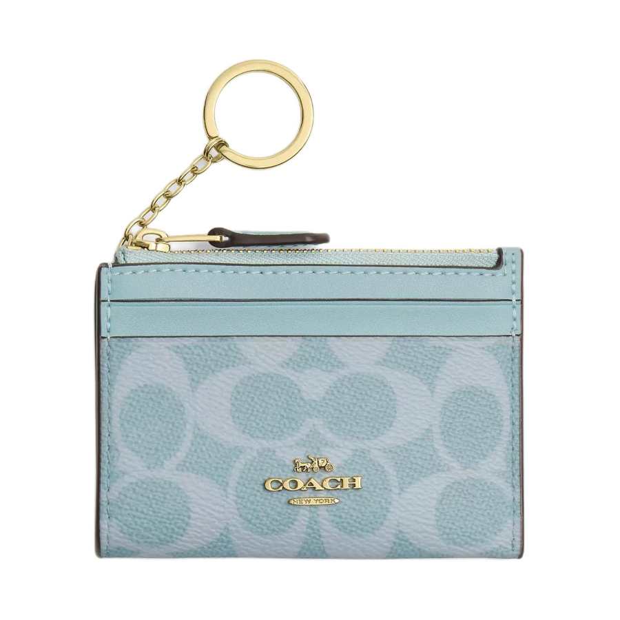 COACH COACH Skinny Id Case Card Holders Light Blue
