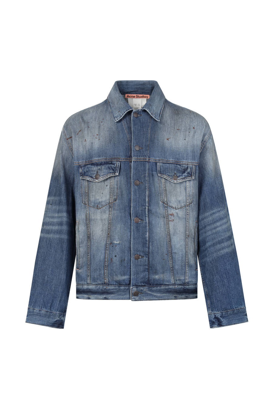 Acne Studios Acne Studios Denim Jackets Unisex Blue Lapel Moderate Other