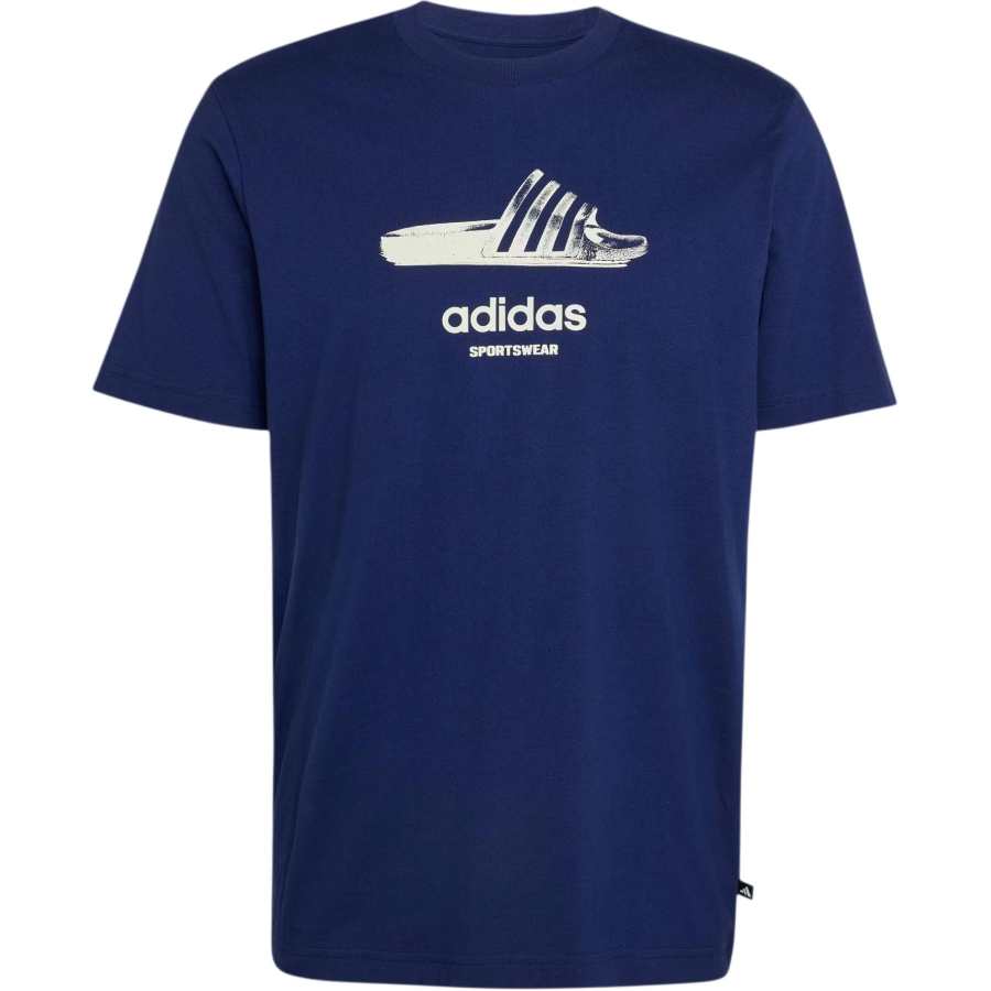 Adidas Adidas T Shirts Men's Dark Blue Crew Neck