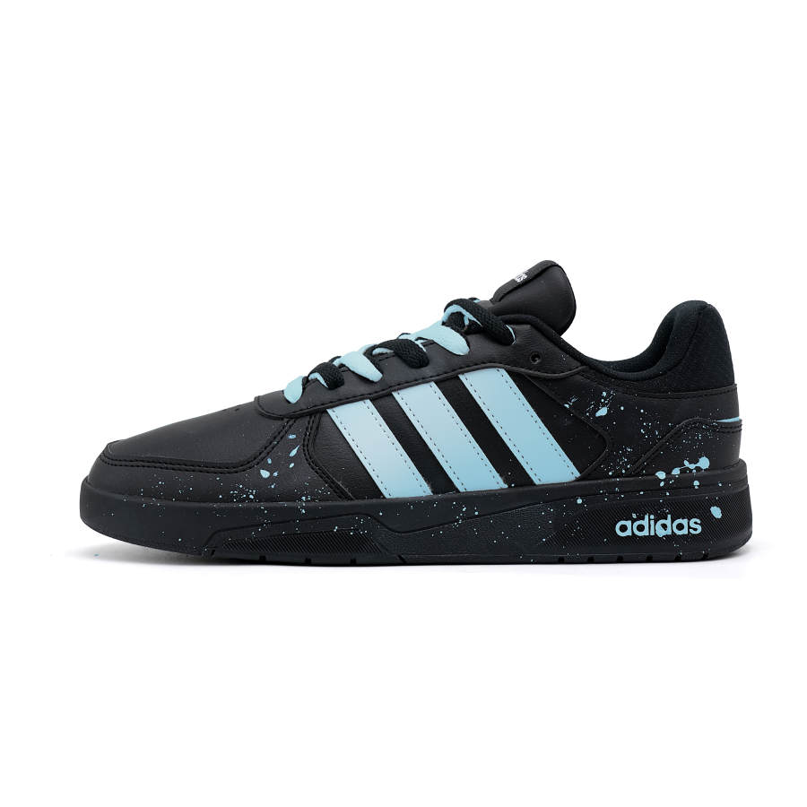 Adidas Neo Courtbeat Ink Star Deep Blue Thermal Cushioning Low top Skateboard Shoes Unisex Black Blue